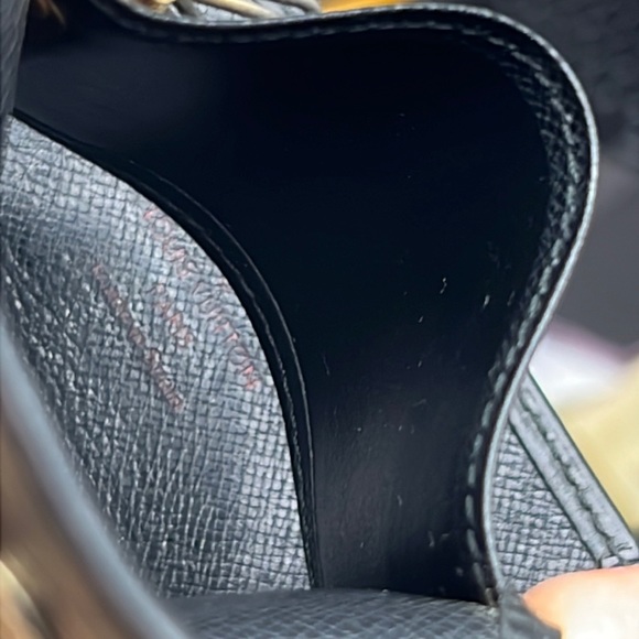 Auth. LV Louis Vuitton Black Epi Multicles 6 Key Ring Hoop Wallet unisex VTG - Picture 15 of 17